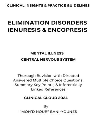 cover image of Elimination Disorders (Enuresis and Encopresis)